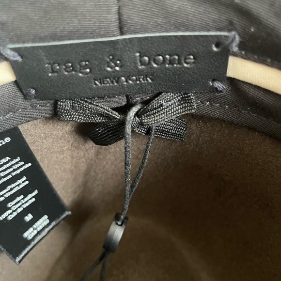 Rag & Bone Floppy Brim Fedora Wool Hat Size M - Picture 7 of 15